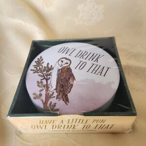 Set of 15 Pressed Paperboard Coasters NWT